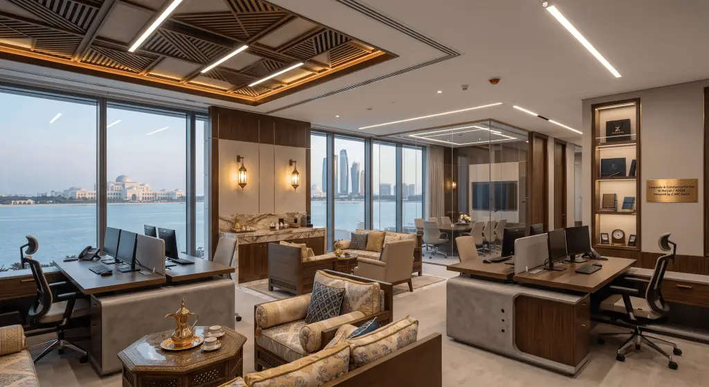 Corporate Interior work Z arc